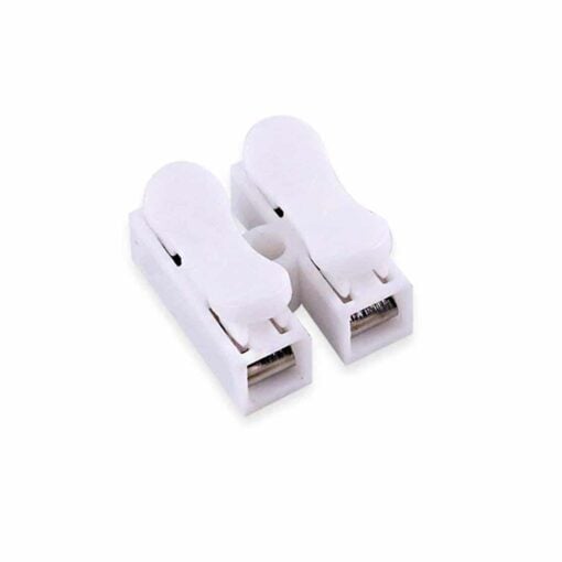 2 Channel Spring Wire Quick Connector – Pack of 10 2