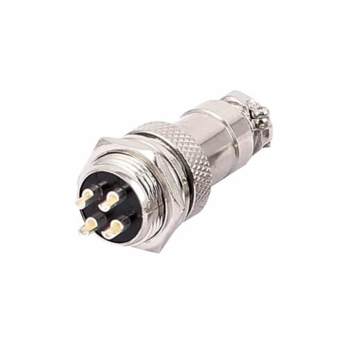 GX16-4 4 Pin Metal Male Female Aviation Plug Connector – Pack of 2 2