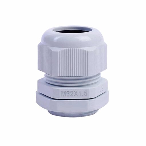 M32 Waterproof White Nylon Cable Gland – Pack of 5 2