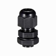 M12 Waterproof Black Nylon Cable Gland – Pack of 5
