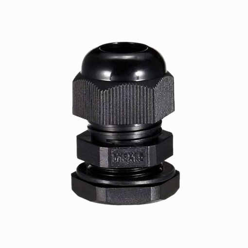 M18 Waterproof Black Nylon Cable Gland – Pack of 5 2