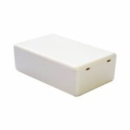 White ABS Electronics Snap Close Enclosure Box – 80 x 50 x 26mm – Pack of 2