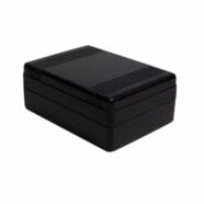 Black ABS Electronics Screw Close Enclosure Box – 90 x 65 x 36mm – Pack of 2