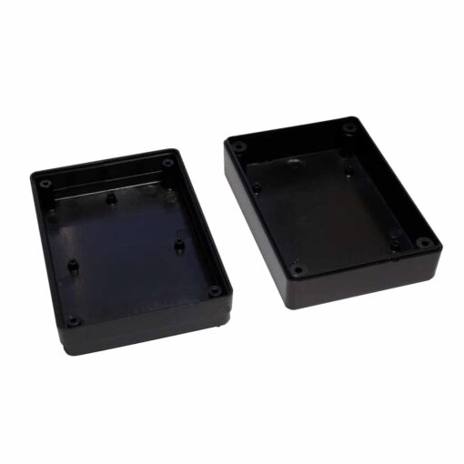 Black ABS Electronics Screw Close Enclosure Box – 90 x 65 x 36mm – Pack of 2 3