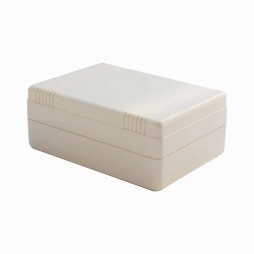 White ABS Electronics Screw Close Enclosure Box – 90 x 65 x 36mm – Pack of 2 2