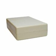 White ABS Electronics Screw Close Enclosure Box – 125 x 80 x 32mm – Pack of 2