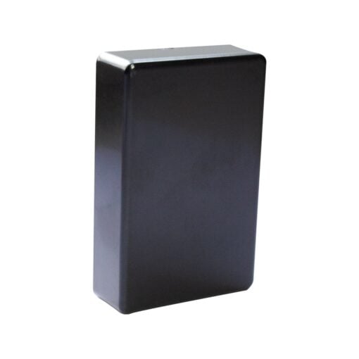 Black ABS Electronics Snap Close Enclosure Box – 70 x 45 x 18mm – Pack of 2 3