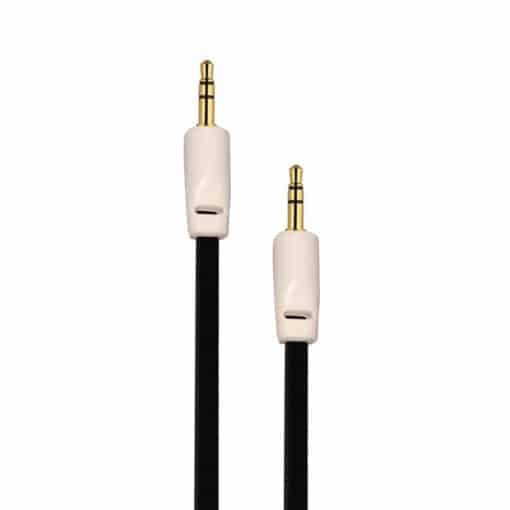 Auxiliary 3.5mm Jack to Jack Male Cable – Pack of 5 (Black) 3