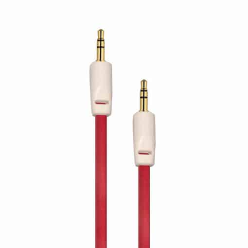 Auxiliary 3.5mm Jack to Jack Male Cable – Pack of 5 (Red) 3