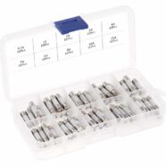 Ceramic Slow Blow Fuse 100 Piece Assortment Pack with Case – 5mm x 20mm 2
