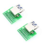 USB A 3.0 Male Adapter Breakout Board – Pack of 2 2