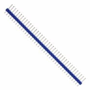 2.54mm Pitch 40 Way Blue Male to Male Header Pin – Pack of 5 2