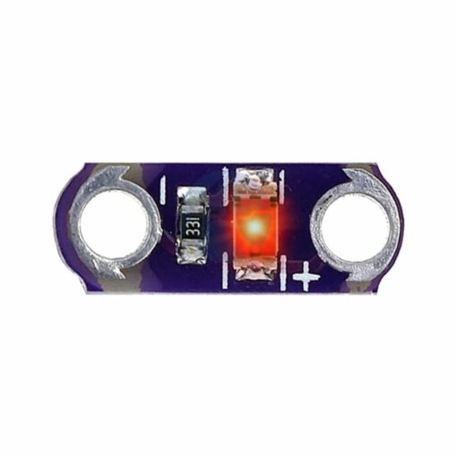Sewable E-Textile Red LED Module – Pack of 5 2