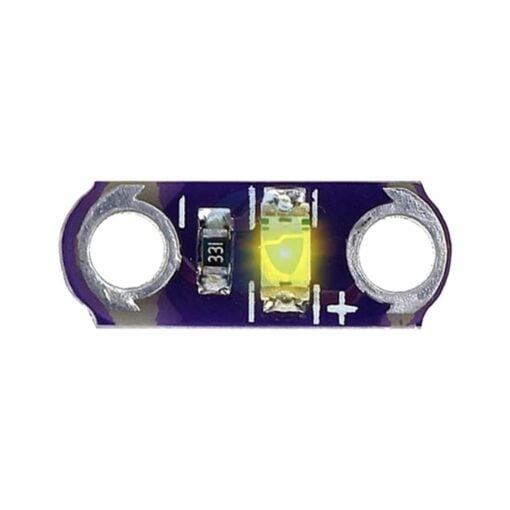 Sewable E-Textile Yellow LED Module – Pack of 5