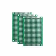 280 Point Solderable PCB Prototype Breadboard 4cm x 6cm – Pack of 3 2