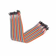 40cm Dupont Jumper Wire Cable 40 pcs – Female to Female