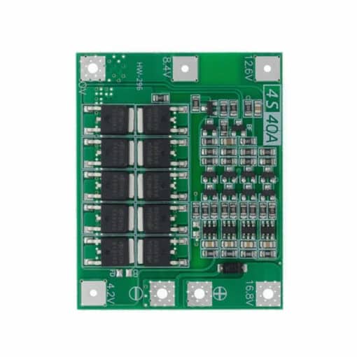 4S 18650 40A Lithium Battery Protection BMS Board – Enhanced 2