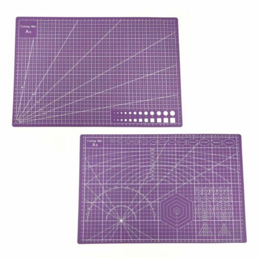 Purple PVC Cutting Mat – A3 Size