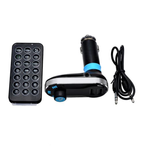 Bluetooth Car Kit With Charging Port – Black/Blue 3