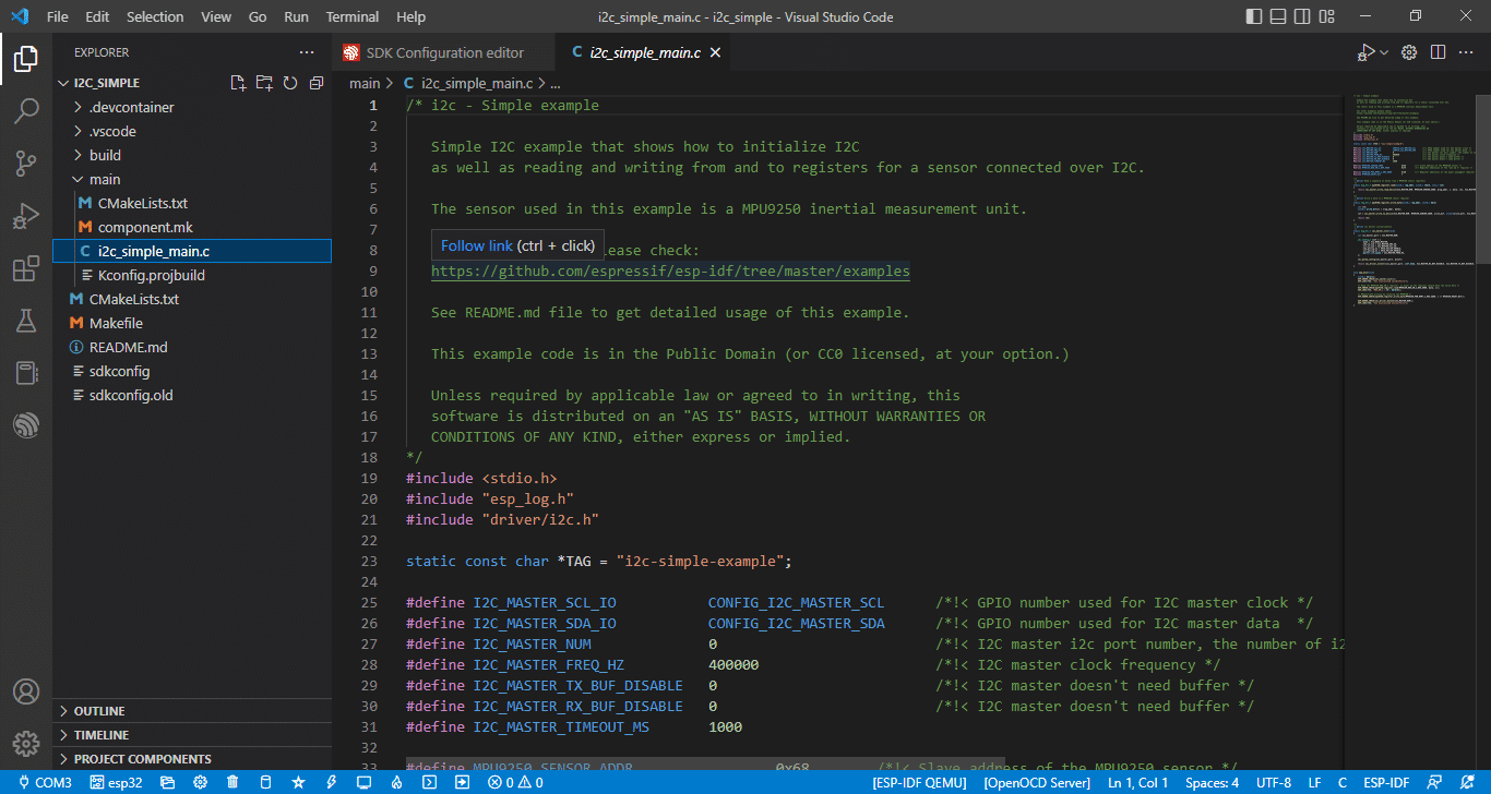 I2C on ESP32 using Visual Studio Code - Phipps Electronics