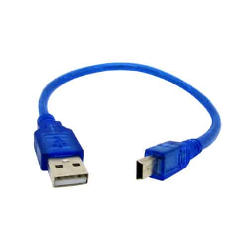 USB A to Mini USB 30cm Cable – Pack of 2 3